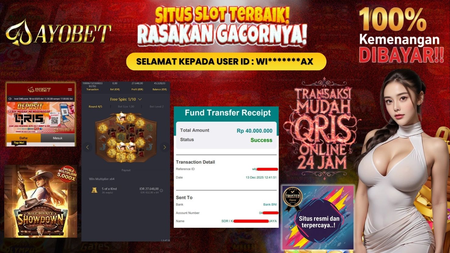 AYOBET JACKPOT SLOT WILD BOUNTY SHOWDOWN